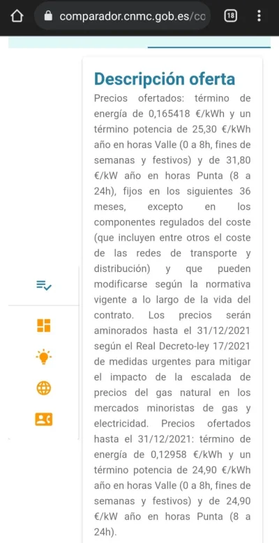 [Nergiza.com] Tarifas refugio hasta que se calme el PVPC