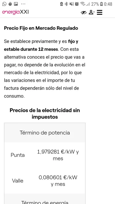 [Nergiza.com] Tarifas refugio hasta que se calme el PVPC