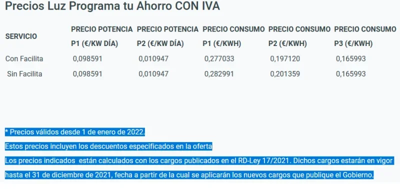 [Nergiza.com] Tarifas refugio hasta que se calme el PVPC
