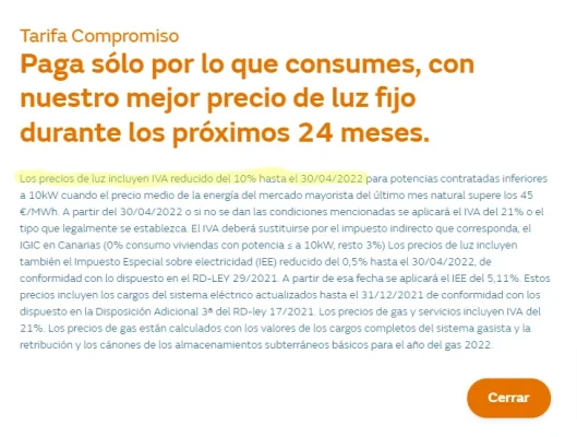[Nergiza.com] Tarifas refugio hasta que se calme el PVPC