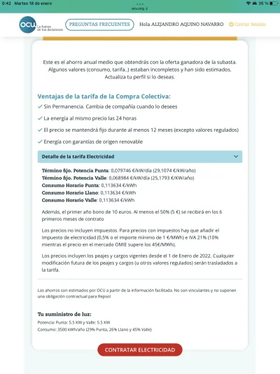 [Nergiza.com] Tarifas refugio hasta que se calme el PVPC