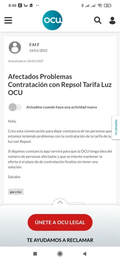 [Nergiza.com] Mejor tarifa del momento: Tarifa compra colectiva OCU-Repsol - FAQs