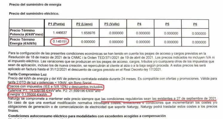 [Nergiza.com] Tarifas refugio hasta que se calme el PVPC