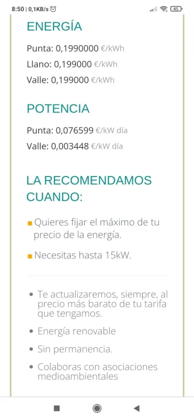 [Nergiza.com] Tarifas refugio hasta que se calme el PVPC