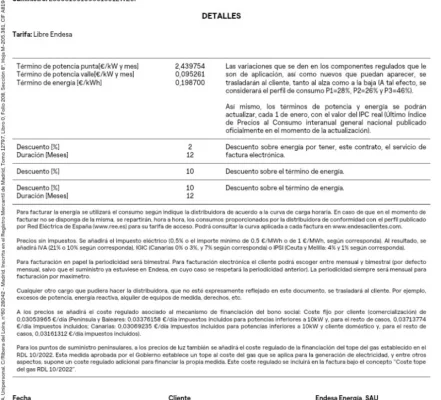 [Nergiza.com] Nueva Tarifa Libre de Endesa.