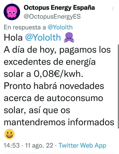 [Nergiza.com] Tarifas Octopus Relax y Octopus 3 "incluyen el tope de gas"