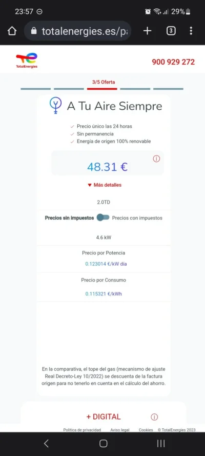 [Nergiza.com] LuzFija.es - Tarifas eléctricas mercado libre recomendadas + PVPC + Indexadas