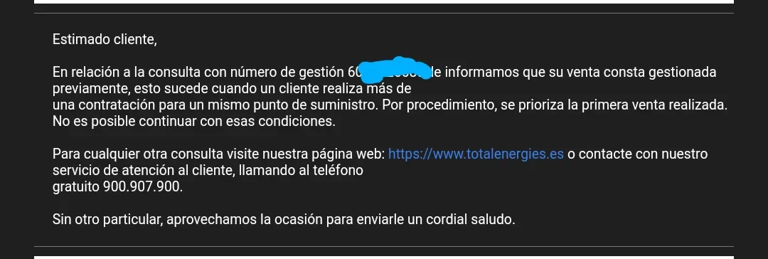 [Nergiza.com] TotalEnergies iguala o mejora las tarifas de los que tengan tarifas vigentes con Repsol antiguas.