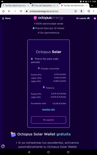 [Nergiza.com] LuzFija.es - Tarifas eléctricas mercado libre recomendadas + PVPC + Indexadas
