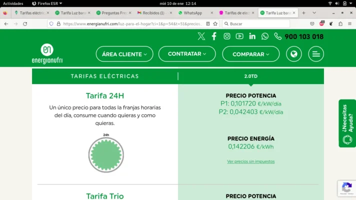 [Nergiza.com] LuzFija.es - Tarifas eléctricas mercado libre recomendadas + PVPC + Indexadas