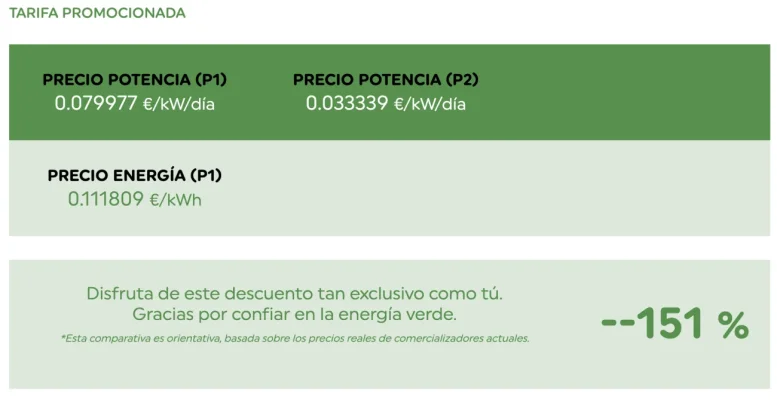 [Nergiza.com] LuzFija.es - Tarifas eléctricas mercado libre recomendadas + PVPC + Indexadas