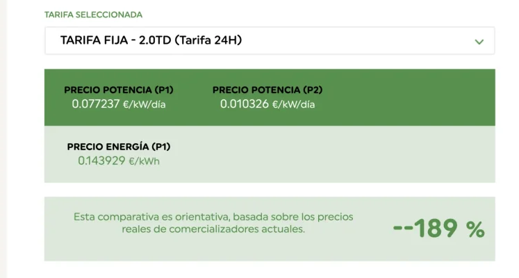 [Nergiza.com] LuzFija.es - Tarifas eléctricas mercado libre recomendadas + PVPC + Indexadas