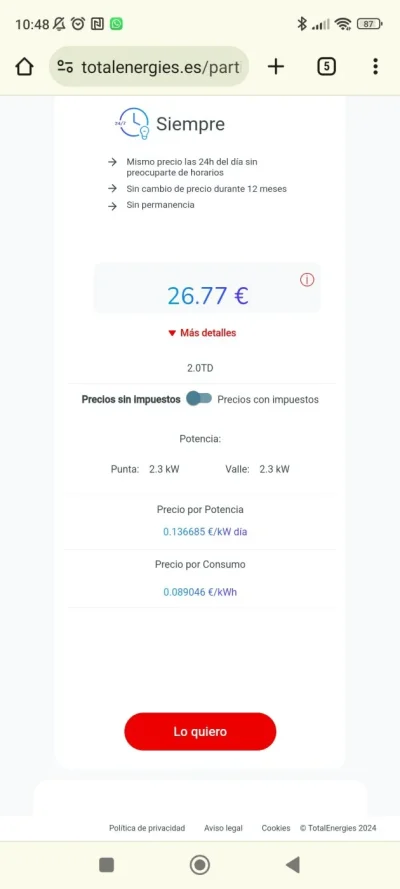 [Nergiza.com] LuzFija.es - Tarifas eléctricas mercado libre recomendadas + PVPC + Indexadas