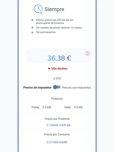 [Nergiza.com] LuzFija.es - Tarifas eléctricas mercado libre recomendadas + PVPC + Indexadas