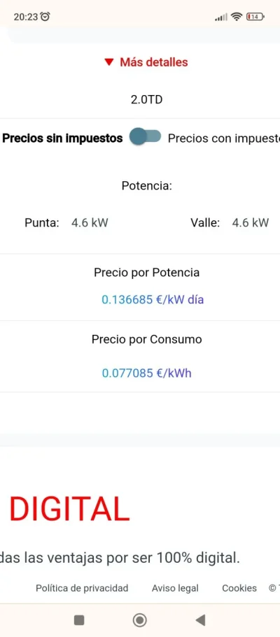 [Nergiza.com] LuzFija.es - Tarifas eléctricas mercado libre recomendadas + PVPC + Indexadas