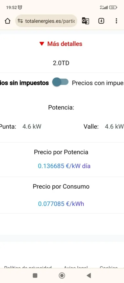 [Nergiza.com] Tarifas y Comercializadoras recomendadas, ( antes Tarifas electricas mercado...)
