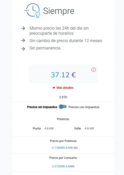 [Nergiza.com] Tarifas y Comercializadoras recomendadas, ( antes Tarifas electricas mercado...)