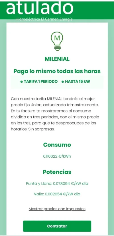 [Nergiza.com] Tarifas y Comercializadoras recomendadas, ( antes Tarifas electricas mercado...)