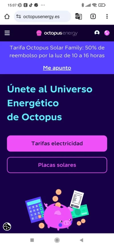 [Nergiza.com] Octopus Flexi vs Octopus Solar Family vs PVPC precios diarios actualizado por Mr.Whips