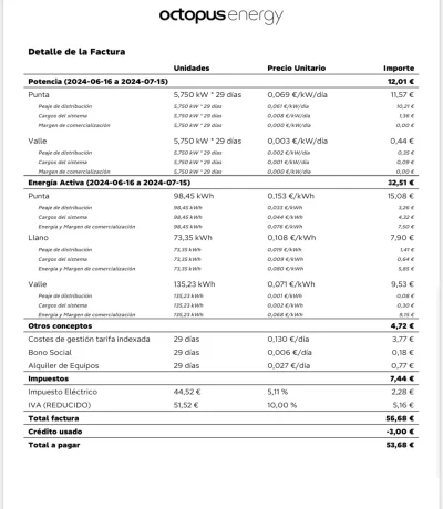[Nergiza.com] Octopus Flexi vs Octopus Solar Family vs PVPC precios diarios actualizado por Mr.Whips