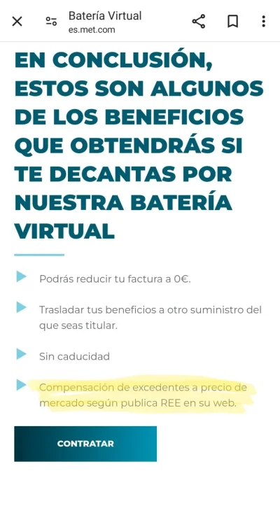 [Nergiza.com] Tarifas Interesantes para Fotovoltaica FV con Batería Virtual BV