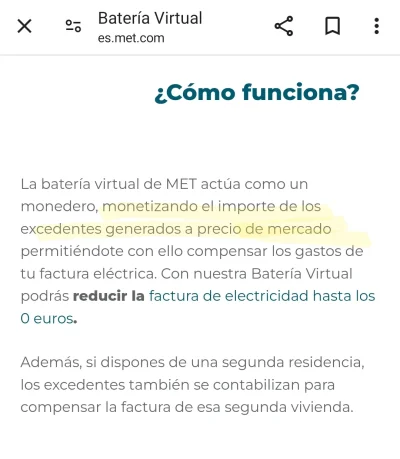 [Nergiza.com] Tarifas Interesantes para Fotovoltaica FV con Batería Virtual BV