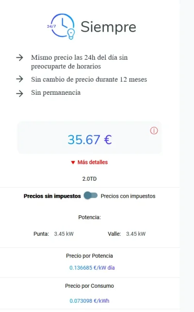 [Nergiza.com] TotalEnergies iguala o mejora las tarifas de los que tengan tarifas vigentes con Repsol antiguas.
