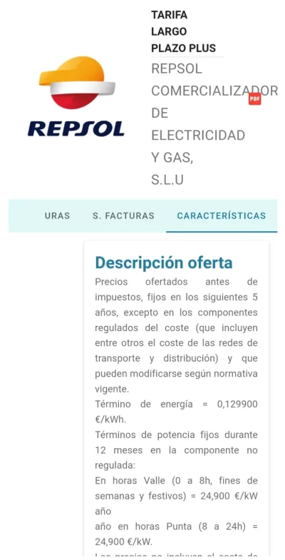 [Nergiza.com] TotalEnergies iguala o mejora las tarifas de los que tengan tarifas vigentes con Repsol antiguas.