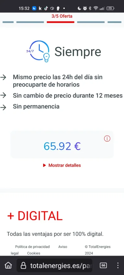 [Nergiza.com] TotalEnergies iguala o mejora las tarifas de los que tengan tarifas vigentes con Repsol antiguas.