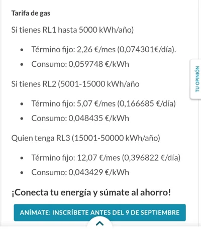 [Nergiza.com] TARIFA GAS - Mercado regulado - TUR