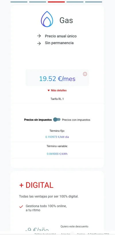 [Nergiza.com] TARIFA GAS - Mercado regulado - TUR