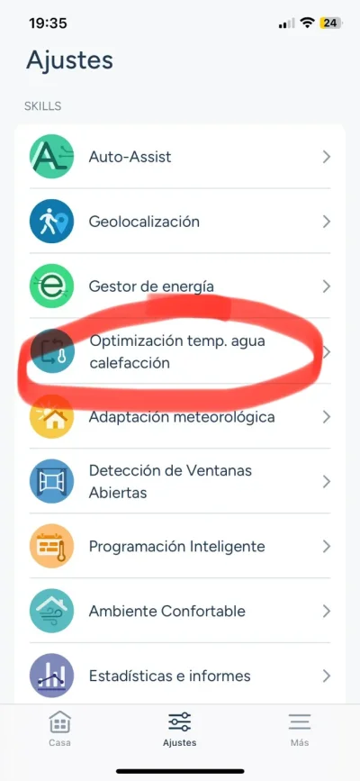 [Nergiza.com] Nueva funcionalidad termostato TADO: Optimización Tª agua calefación