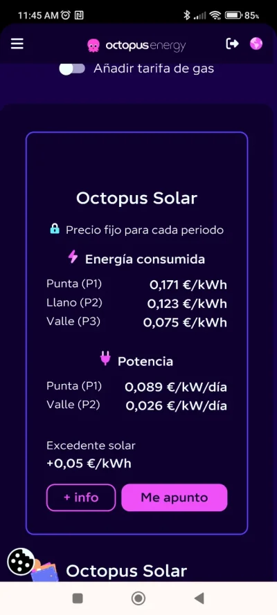 [Nergiza.com] Tarifas Interesantes para Fotovoltaica FV con Batería Virtual BV