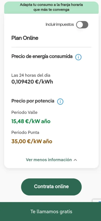 [Nergiza.com] LuzFija.es - Tarifas eléctricas mercado libre recomendadas + PVPC + Indexadas