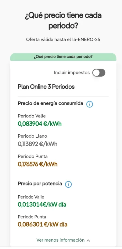 [Nergiza.com] LuzFija.es - Tarifas eléctricas mercado libre recomendadas + PVPC + Indexadas
