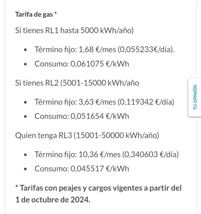 [Nergiza.com] TARIFA GAS - Mercado regulado - TUR