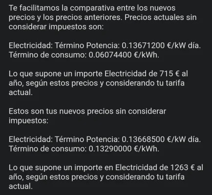 [Nergiza.com] TotalEnergies iguala o mejora las tarifas de los que tengan tarifas vigentes con Repsol antiguas.