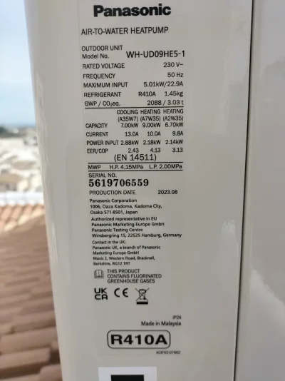 [Nergiza.com] Panasonic no llega a temperatura de impulsion y realiza muchos desescarches