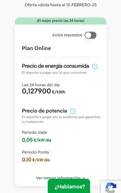 [Nergiza.com] LuzFija.es - Tarifas eléctricas mercado libre recomendadas + PVPC + Indexadas
