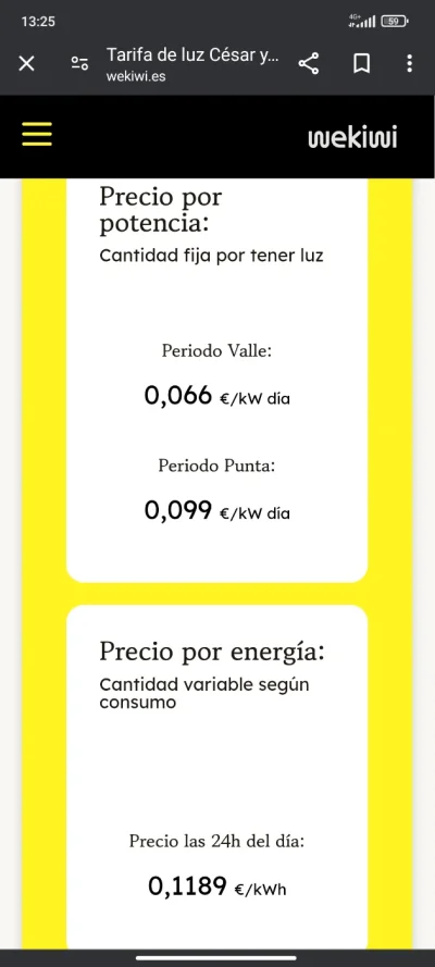 [Nergiza.com] Tarifas Interesantes para Fotovoltaica FV con Batería Virtual BV