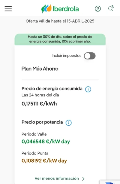 [Nergiza.com] LuzFija.es - Tarifas eléctricas mercado libre recomendadas + PVPC + Indexadas