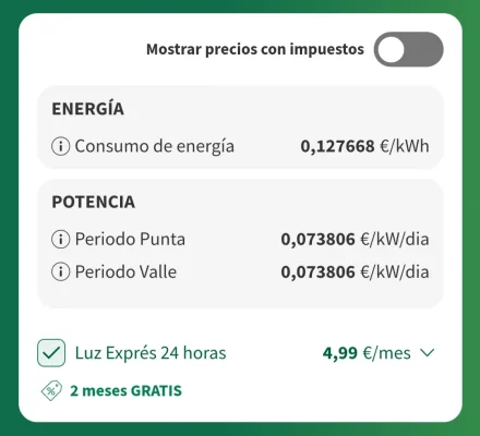 [Nergiza.com] LuzFija.es - Tarifas eléctricas mercado libre recomendadas + PVPC + Indexadas