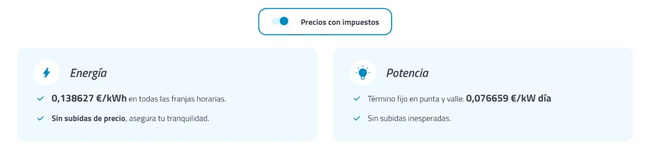 [Nergiza.com] LuzFija.es - Tarifas eléctricas mercado libre recomendadas + PVPC + Indexadas