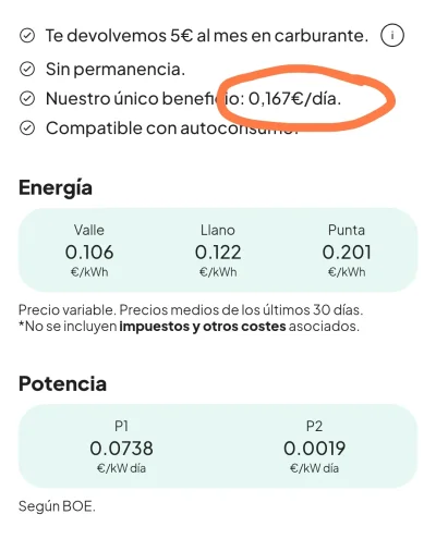 [Nergiza.com] Tarifas Interesantes para Fotovoltaica FV con Batería Virtual BV