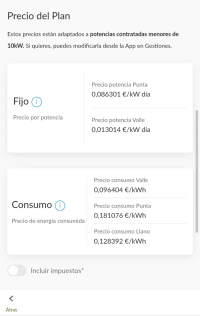 [Nergiza.com] Tarifas Interesantes para Fotovoltaica FV con Batería Virtual BV
