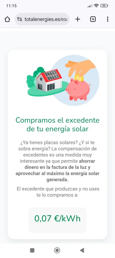 [Nergiza.com] Tarifas Interesantes para Fotovoltaica FV con Batería Virtual BV