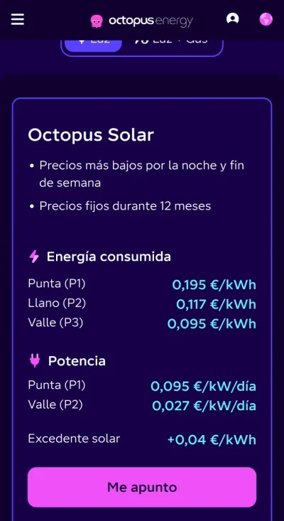 [Nergiza.com] LuzFija.es - Tarifas eléctricas mercado libre recomendadas + PVPC + Indexadas
