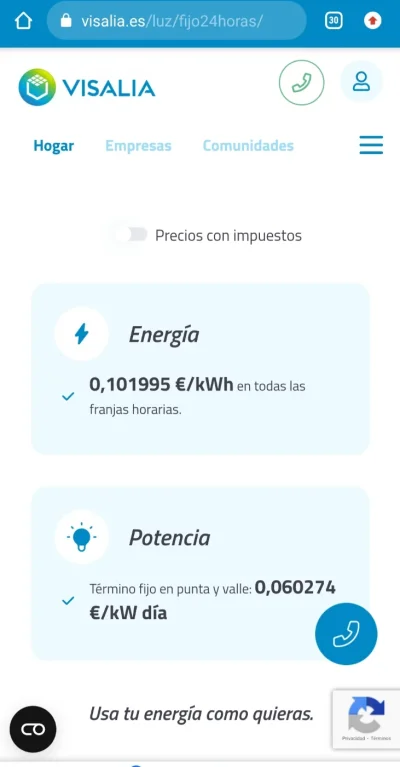 [Nergiza.com] LuzFija.es - Tarifas eléctricas mercado libre recomendadas + PVPC + Indexadas