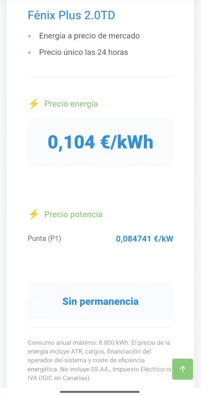 [Nergiza.com] Tarifas Interesantes para Fotovoltaica FV con Batería Virtual BV