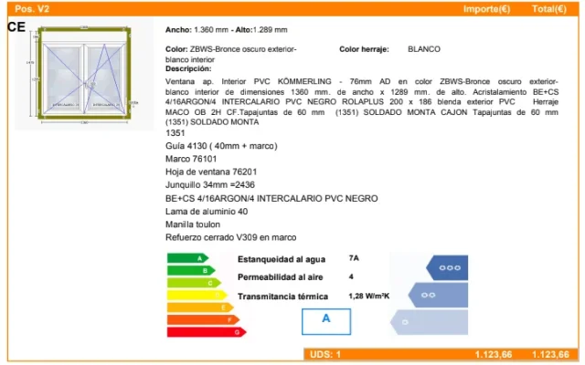 [Nergiza.com] Ventanas con control solar orientación NW 325º